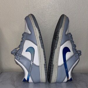 Nike Dunk Low Next Nature Blue Whisper Iridescent *PREOWNED* Youth size 5.5
